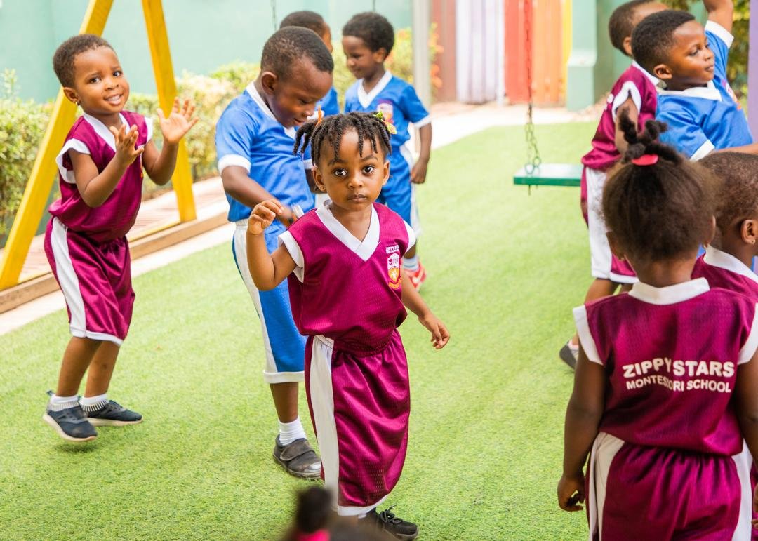 A moment from everyday life at Zippy Stars Montessori School