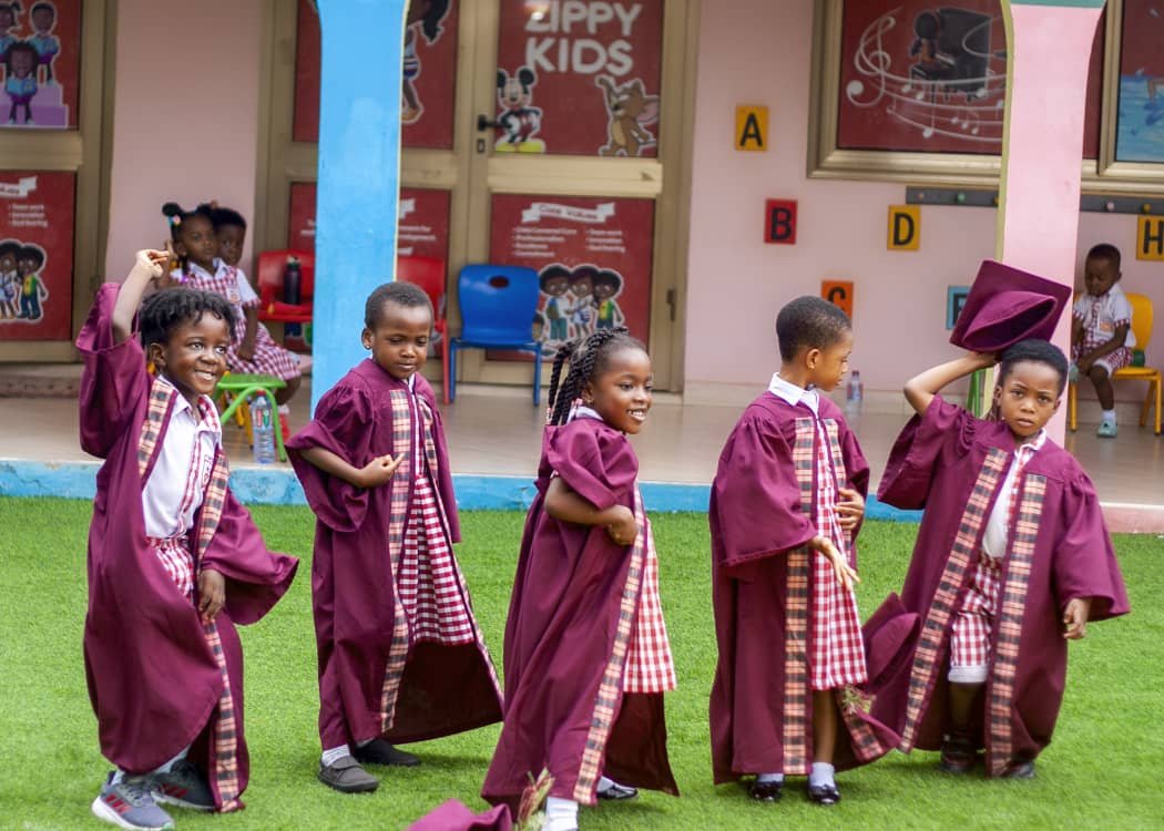 A moment from everyday life at Zippy Stars Montessori School